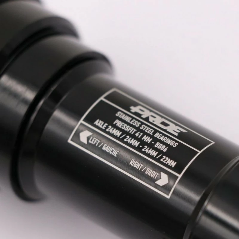 BOITIER DE PEDALIER PRIDE RACING BB86 INOX 4 BOITIER DE PEDALIER PRIDE RACING BB86 INOX – Image 2