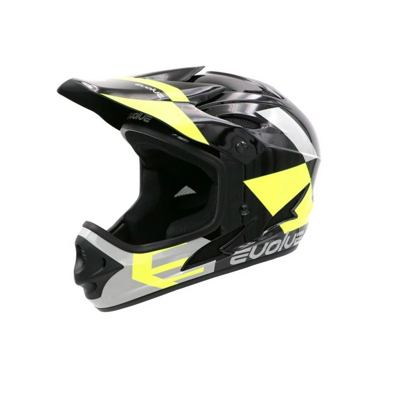 CASQUE EVOLVE STORM - GLOSSY BLACK / NEON YELLOW 3 CASQUE EVOLVE STORM - GLOSSY BLACK / NEON YELLOW