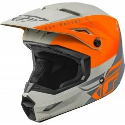CASQUE FLY KINETIC STRAIGHT EDGE ORANGE/GRIS MAT 2022 -Accessoires Vélo Soldes casque fly kinetic straight edge orangegris mat 2022 3