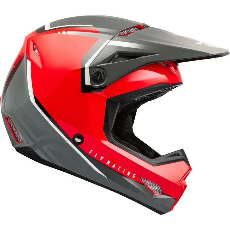 CASQUE FLY KINETIC VISION ROUGE/GRIS ENFANT 2023 3 CASQUE FLY KINETIC VISION ROUGE/GRIS ENFANT 2023