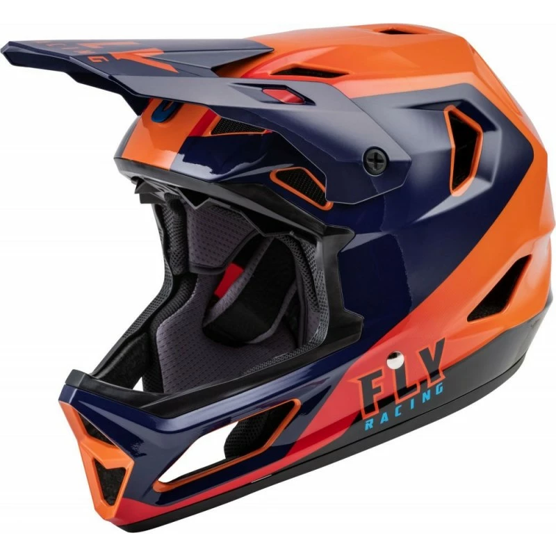 CASQUE FLY RAYCE ROUGE/ORANGE/NOIR ENFANT 3 CASQUE FLY RAYCE ROUGE/ORANGE/NOIR ENFANT