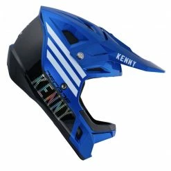 CASQUE KENNY DECADE GRAPHIC SMASH BLUE 2022 -Accessoires Vélo Soldes casque kenny decade graphic smash blue 2022 2