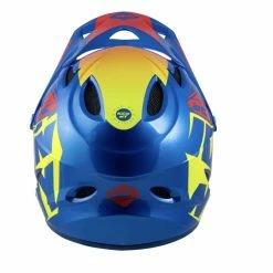CASQUE KENNY DOWN HILL 2022 GRAPHIC CANDY BLUE -Accessoires Vélo Soldes casque kenny down hill 2022 graphic candy blue 5