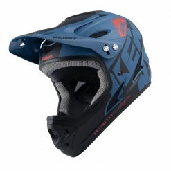 CASQUE KENNY DOWN HILL 2022 GRAPHIC DARK BLUE -Accessoires Vélo Soldes casque kenny down hill 2022 graphic dark blue 3