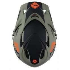 CASQUE KENNY DOWN HILL 2022 GRAPHIC DARK GREEN -Accessoires Vélo Soldes casque kenny down hill 2022 graphic dark green 2