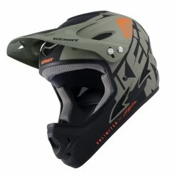CASQUE KENNY DOWN HILL 2022 GRAPHIC DARK GREEN -Accessoires Vélo Soldes casque kenny down hill 2022 graphic dark green 3