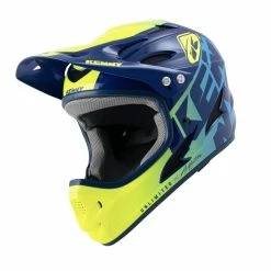 CASQUE KENNY DOWN HILL 2022 GRAPHIC NAVY -Accessoires Vélo Soldes casque kenny down hill 2022 graphic navy 3