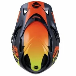 CASQUE KENNY DOWN HILL 2022 GRAPHIC ORANGE -Accessoires Vélo Soldes casque kenny down hill 2022 graphic orange 6