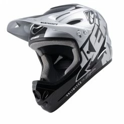 CASQUE KENNY DOWN HILL 2022 GRAPHIC SILVER -Accessoires Vélo Soldes casque kenny down hill 2022 graphic silver 3