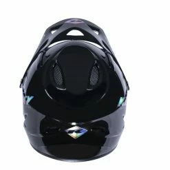 CASQUE KENNY DOWN HILL GRAPHIC HOLOGRAPHIC BLACK 2023 -Accessoires Vélo Soldes casque kenny down hill graphic holographic black 2023 1