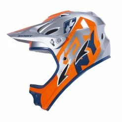 CASQUE KENNY DOWN HILL GRAPHIC ORANGE 2023 -Accessoires Vélo Soldes casque kenny down hill graphic orange 2023 3