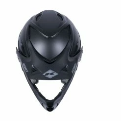 CASQUE KENNY DOWN HILL SOLID MATT BLACK 2023 -Accessoires Vélo Soldes casque kenny down hill solid matt black 2023 1