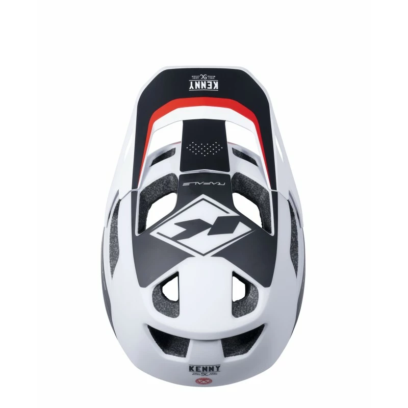 CASQUE KENNY RAFALE WHITE/RED 2023 4 CASQUE KENNY RAFALE WHITE/RED 2023 – Image 2