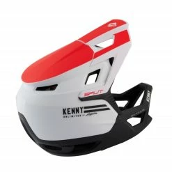CASQUE SPLIT KENNY WHITE/RED 2022 7 CASQUE SPLIT KENNY WHITE/RED 2022 -Accessoires Vélo Soldes casque split kenny whitered 2022 2