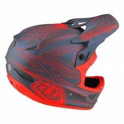 CASQUE TLD D3 FIBERLITE SPIDERSTRIPE GRAY/RED 2022 -Accessoires Vélo Soldes casque tld d3 fiberlite spiderstripe grayred 2022 2