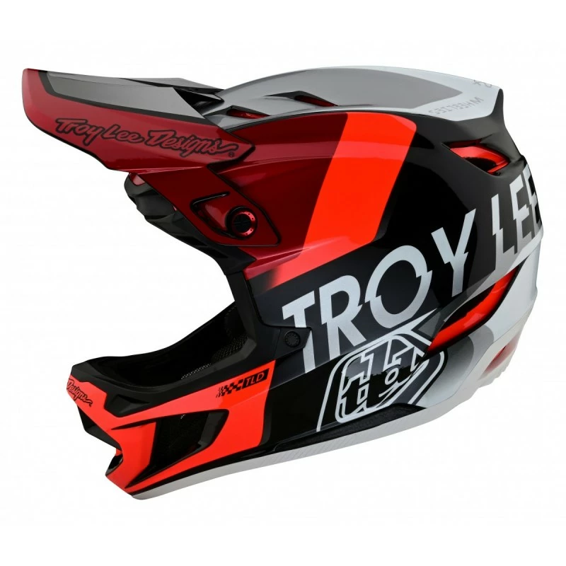 CASQUE TLD D4 COMPOSITE MIPS QUALIFIER SILVER / RED 2022 6 CASQUE TLD D4 COMPOSITE MIPS QUALIFIER SILVER / RED 2022 – Image 4