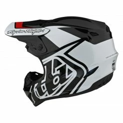 CASQUE TLD GP OVERLOAD BLACK/WHITE 2022 -Accessoires Vélo Soldes casque tld gp overload blackwhite 2022 1