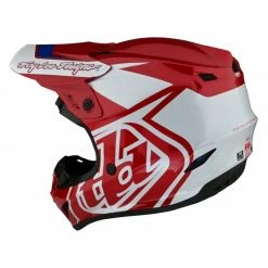 CASQUE TLD GP OVERLOAD RED/WHITE -Accessoires Vélo Soldes casque tld gp overload redwhite 1