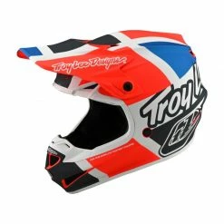 CASQUE TLD SE4 POLYACRYLITE QUATTRO ORANGE/BLUE 2022