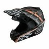 CASQUE TLD SE4 POLYACRYLITE WARPED BLACK/COPPER 2022 -Accessoires Vélo Soldes casque tld se4 polyacrylite warped blackcopper 2022