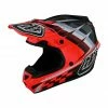 CASQUE TLD SE4 POLYACRYLITE WARPED GLO RED 2022 -Accessoires Vélo Soldes casque tld se4 polyacrylite warped glo red 2022