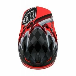 CASQUE TLD SE4 POLYACRYLITE WARPED GLO RED 2022 -Accessoires Vélo Soldes casque tld se4 polyacrylite warped glo red 2022 3