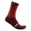 Chaussettes Castelli Cubi 18 Rouge 2021 -Accessoires Vélo Soldes chaussettes castelli cubi 18 rouge 2021