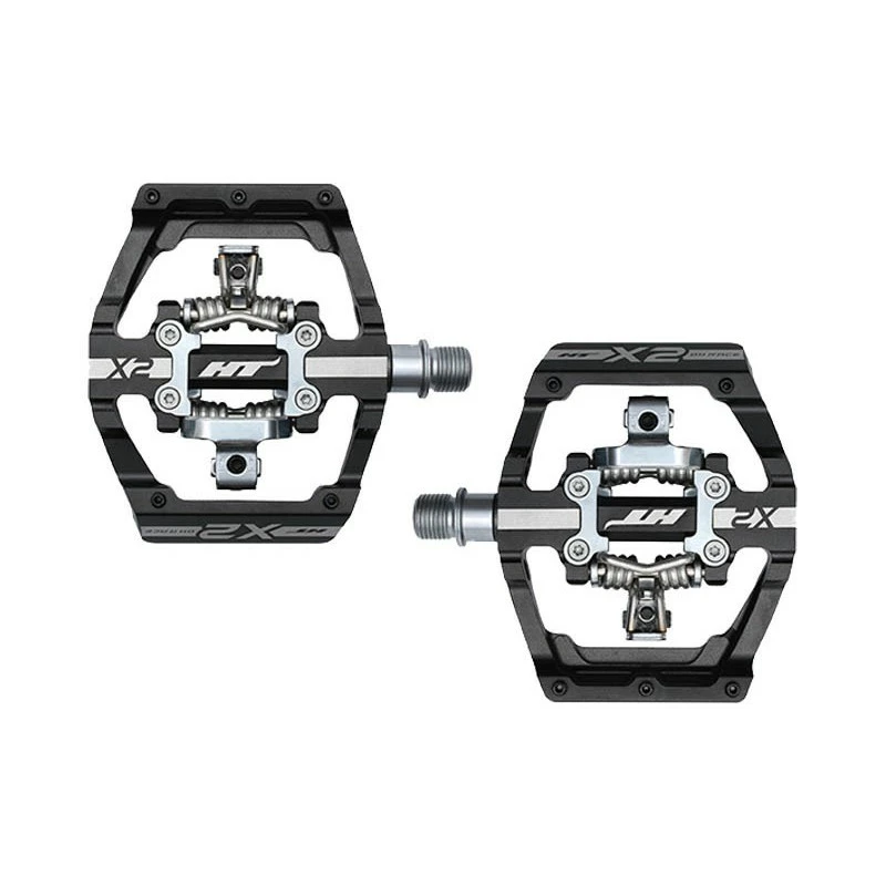 HT PAIRE DE PÉDALES AUTOMATIQUES X2 Noir 3 HT PAIRE DE PÉDALES AUTOMATIQUES X2 Noir