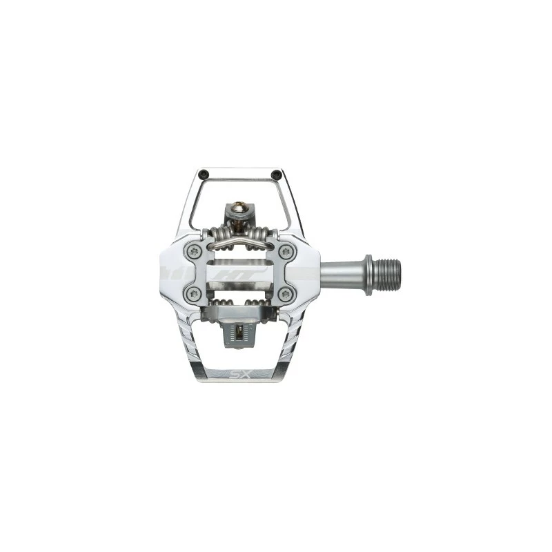 PAIRE DE PÉDALES AUTOMATIQUES HT T1 SX BMX SILVER 5 PAIRE DE PÉDALES AUTOMATIQUES HT T1 SX BMX SILVER – Image 3