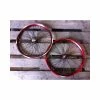 PAIRE DE ROUE PROFILE MINI RACE ROUGE 20X1.75 -Accessoires Vélo Soldes paire de roue profile mini race rouge