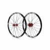 PAIRE DE ROUES PRIDE CONTROL EXP DISC 28H - RED 1 PAIRE DE ROUES PRIDE CONTROL EXP DISC 28H - RED -Accessoires Vélo Soldes paire de roues pride control exp disc 28h red