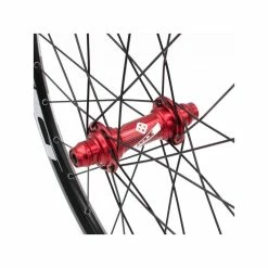 PAIRE DE ROUES PRIDE CONTROL EXP DISC 28H - RED -Accessoires Vélo Soldes paire de roues pride control exp disc 28h red 1 3