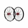 PAIRE DE ROUES PRIDE CONTROL PRO 36H - RED -Accessoires Vélo Soldes paire de roues pride control pro 36h red