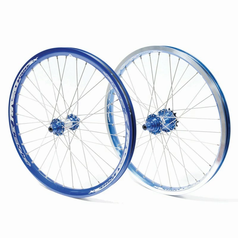 PAIRE DE ROUES PRIDE RACING RIVAL PRO 20X1.75 SX BLEU 3 PAIRE DE ROUES PRIDE RACING RIVAL PRO 20X1.75 SX BLEU
