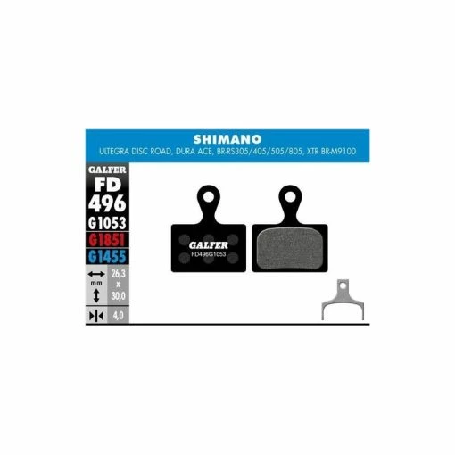 PLAQ DE FREIN GALFER FD496 SHIM ULTEGRA NOIR STD -Accessoires Vélo Soldes plaq de frein galfer fd496 shim ultegra noir std