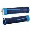 POIGNÉES ODI AG1 NO FLANGE BLEU / BLEU CLAIR / LOCK BLEU -Accessoires Vélo Soldes poignees odi ag1 no flange bleu bleu clair lock bleu