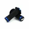 POIGNÉES ODI RUFFIAN BMX 100MM NOIR/BLEU -Accessoires Vélo Soldes poignees odi ruffian bmx 100mm noirbleu