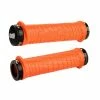 POIGNEES TLD ODI MTB ORANGE / LOCK NOIR -Accessoires Vélo Soldes poignees tld odi mtb orange lock noir