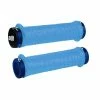 POIGNEES TLD ODI MTB TURQUOISE / LOCK BLEU -Accessoires Vélo Soldes poignees tld odi mtb turquoise lock bleu
